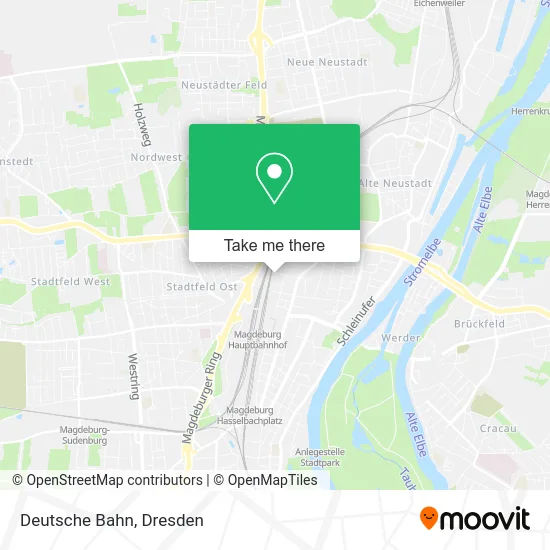 Карта Deutsche Bahn