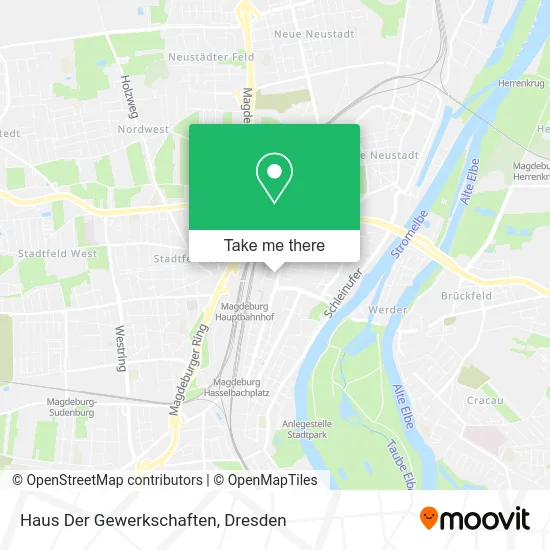Карта Haus Der Gewerkschaften