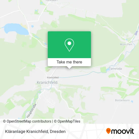 Карта Kläranlage Kranichfeld