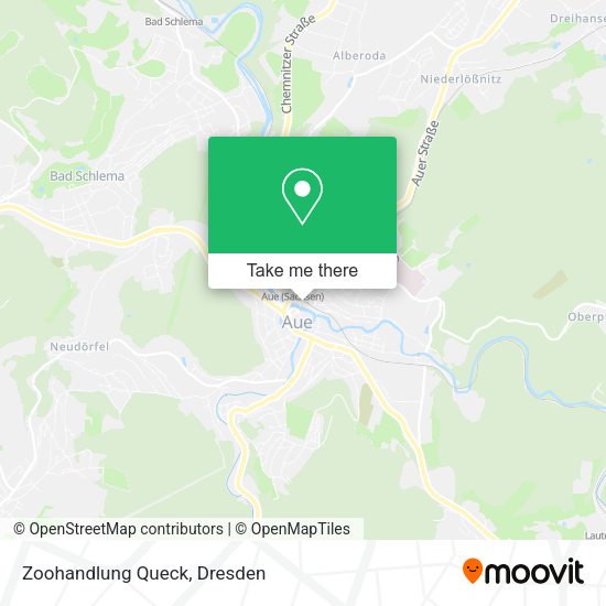 Карта Zoohandlung Queck
