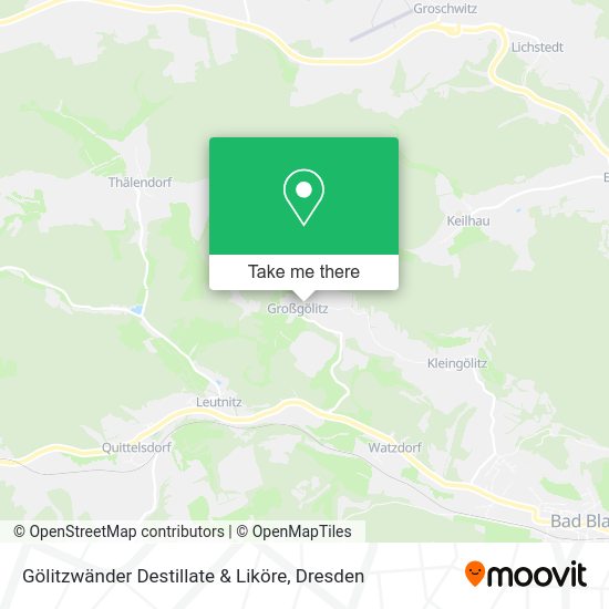 Карта Gölitzwänder Destillate & Liköre