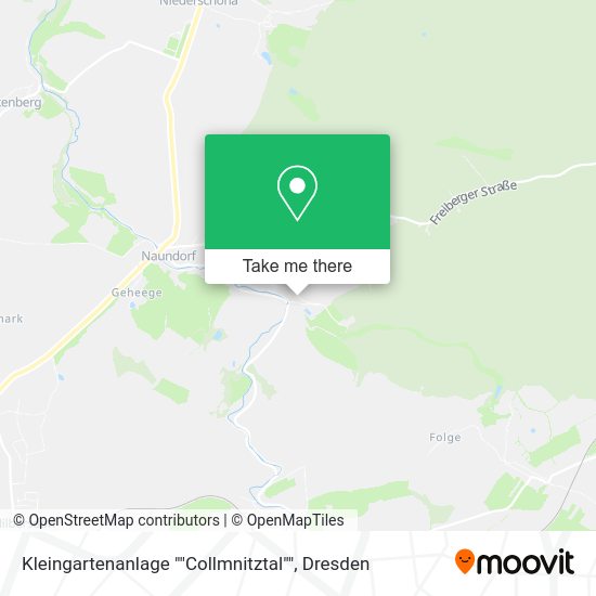 Карта Kleingartenanlage ""Collmnitztal""