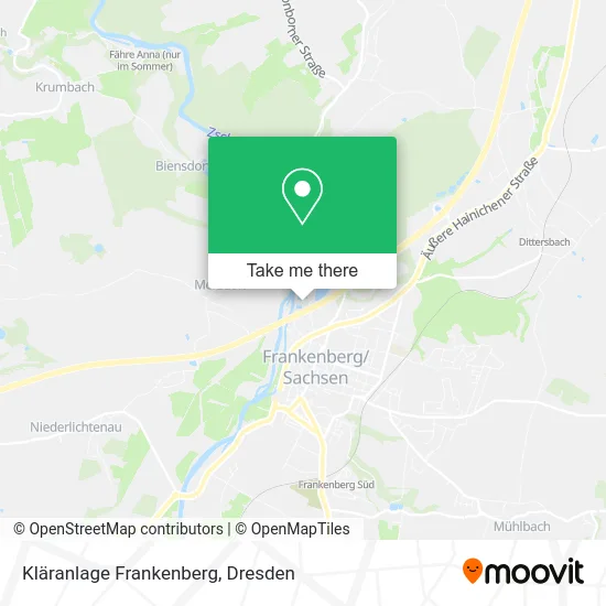 Карта Kläranlage Frankenberg
