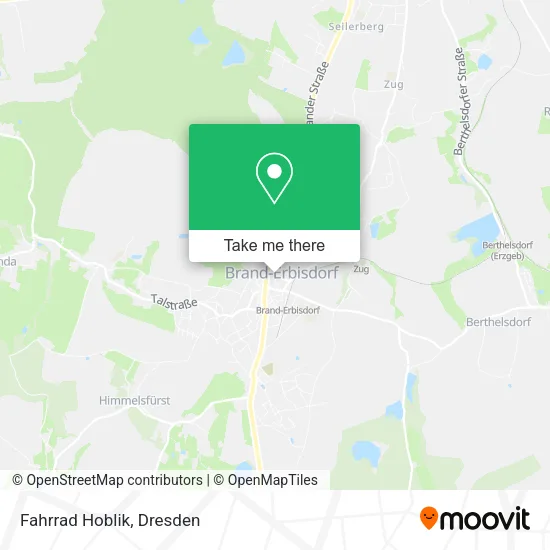 Карта Fahrrad Hoblik