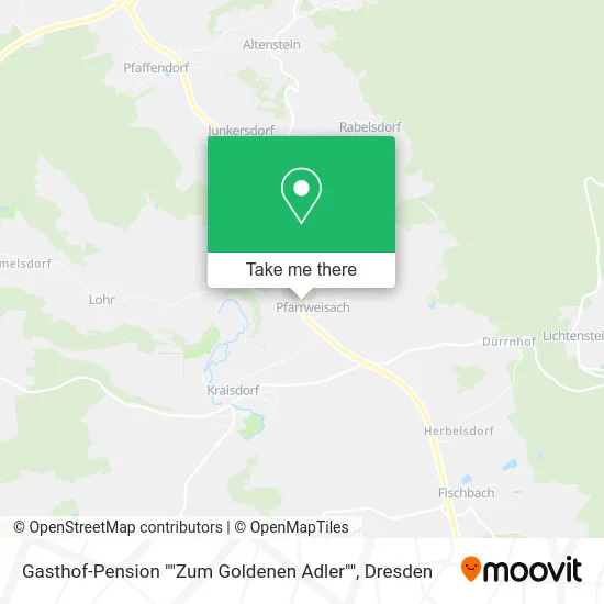 Карта Gasthof-Pension ""Zum Goldenen Adler""