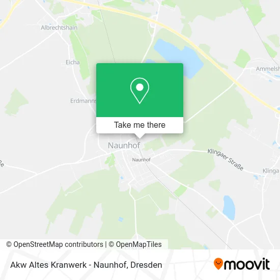 Карта Akw Altes Kranwerk - Naunhof