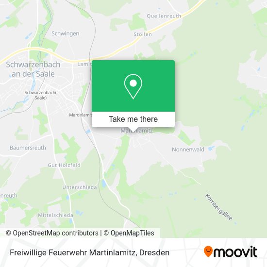 Карта Freiwillige Feuerwehr Martinlamitz
