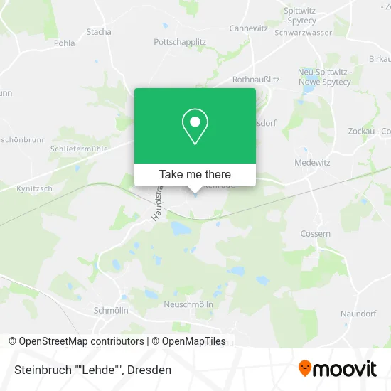 Карта Steinbruch ""Lehde""