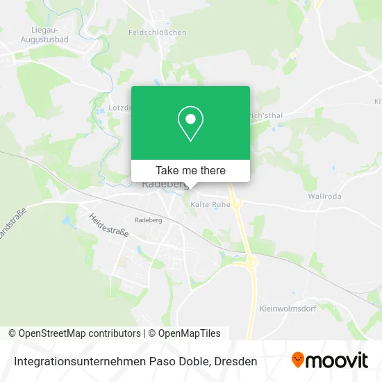 Карта Integrationsunternehmen Paso Doble