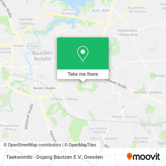 Карта Taekwondo - Dojang Bautzen E.V.