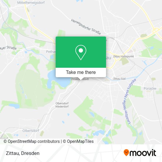 Карта Zittau