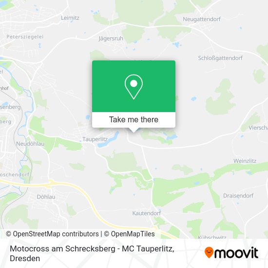 Карта Motocross am Schrecksberg - MC Tauperlitz