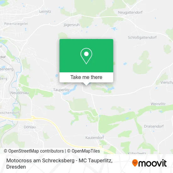 Карта Motocross am Schrecksberg - MC Tauperlitz