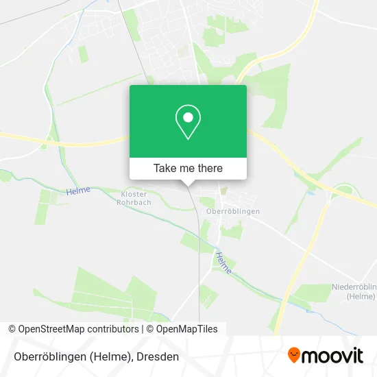 Карта Oberröblingen (Helme)