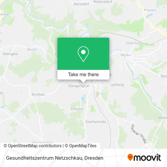 Карта Gesundheitszentrum Netzschkau
