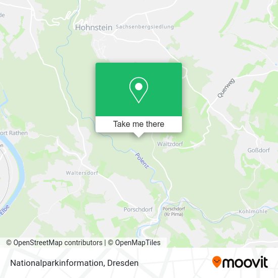 Карта Nationalparkinformation