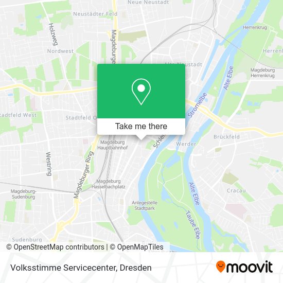 Карта Volksstimme Servicecenter
