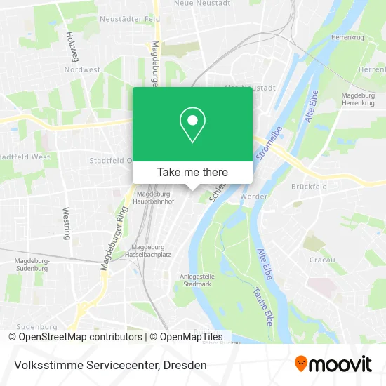 Карта Volksstimme Servicecenter