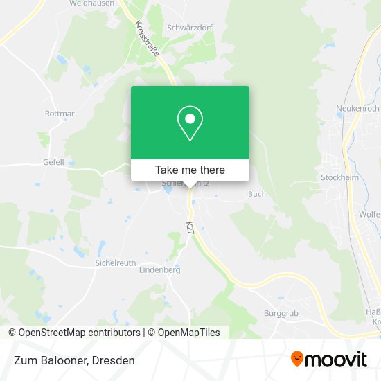 Карта Zum Balooner