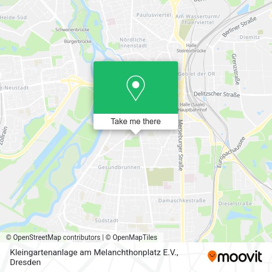 Карта Kleingartenanlage am Melanchthonplatz E.V.