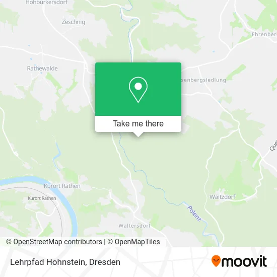 Карта Lehrpfad Hohnstein