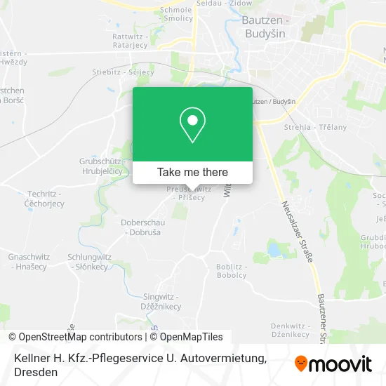 Карта Kellner H. Kfz.-Pflegeservice U. Autovermietung