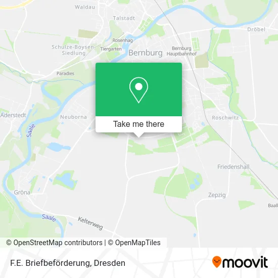 Карта F.E. Briefbeförderung