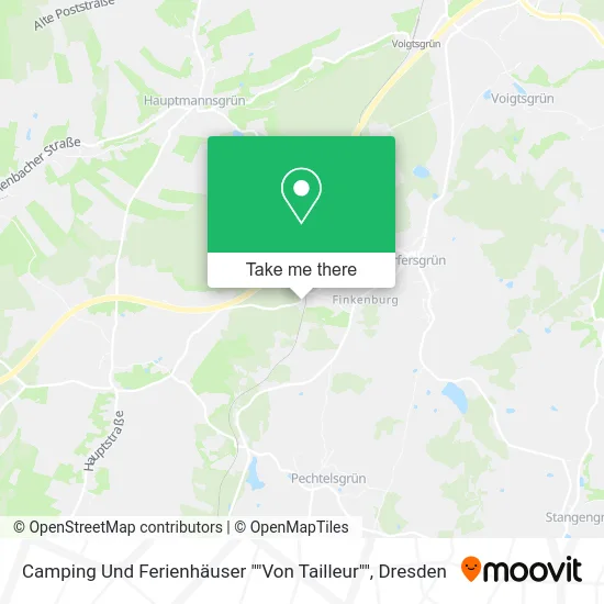 Карта Camping Und Ferienhäuser ""Von Tailleur""
