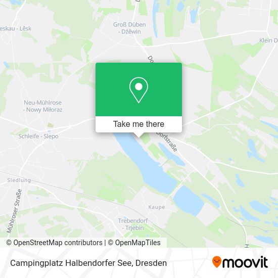 Карта Campingplatz Halbendorfer See