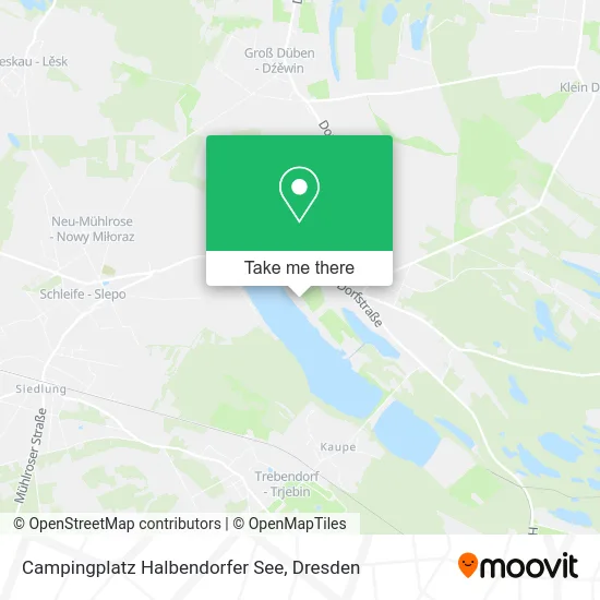 Карта Campingplatz Halbendorfer See