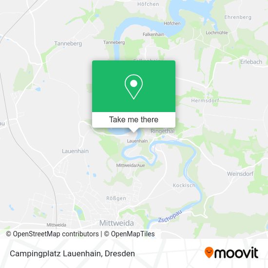 Карта Campingplatz Lauenhain