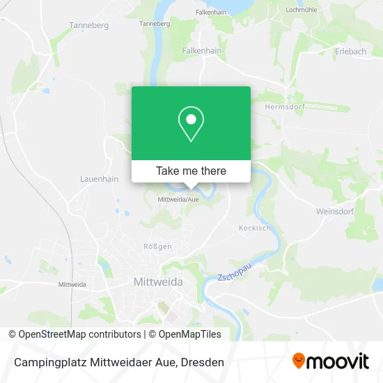 Карта Campingplatz Mittweidaer Aue