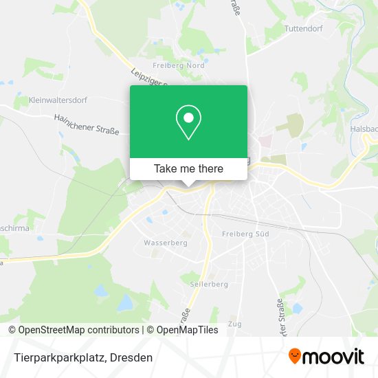 Карта Tierparkparkplatz