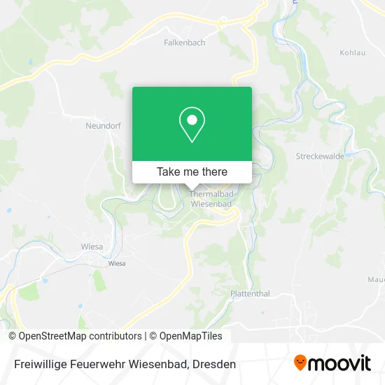 Карта Freiwillige Feuerwehr Wiesenbad