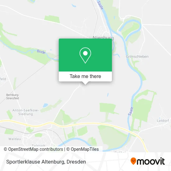 Sportlerklause Altenburg map