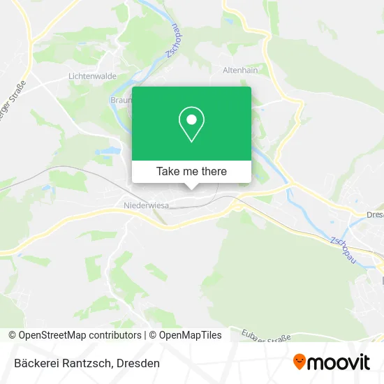Карта Bäckerei Rantzsch