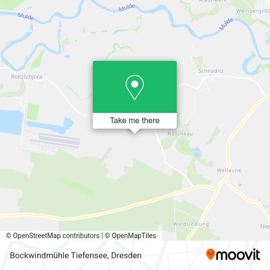 Карта Bockwindmühle Tiefensee