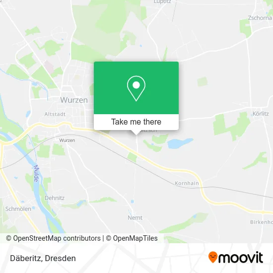 Карта Däberitz