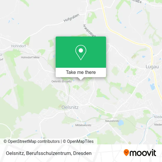 Карта Oelsnitz, Berufsschulzentrum