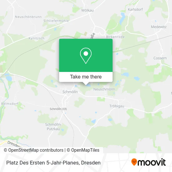 Карта Platz Des Ersten 5-Jahr-Planes