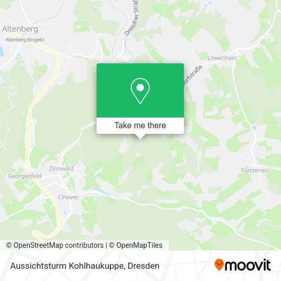 Карта Aussichtsturm Kohlhaukuppe