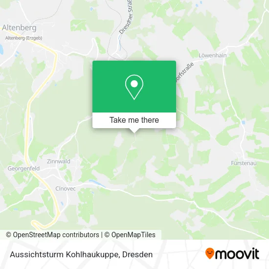 Карта Aussichtsturm Kohlhaukuppe