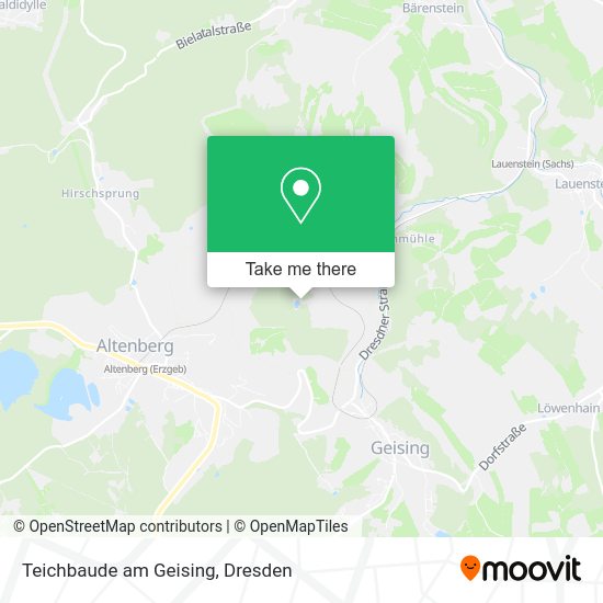 Карта Teichbaude am Geising