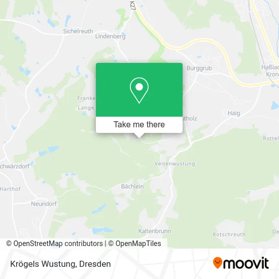 Карта Krögels Wustung