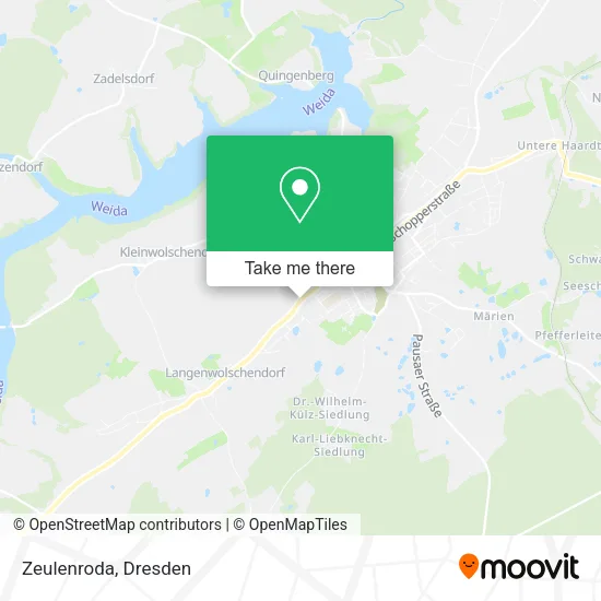 Карта Zeulenroda