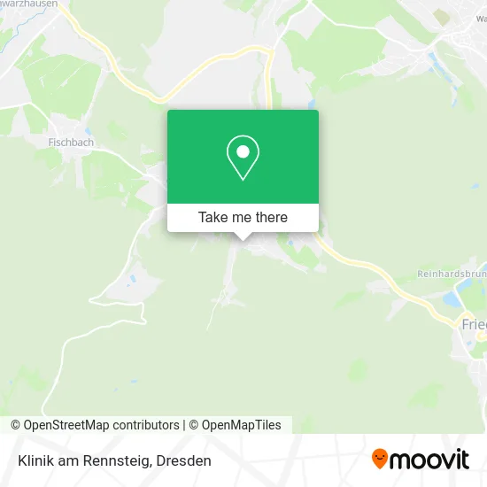 Карта Klinik am Rennsteig