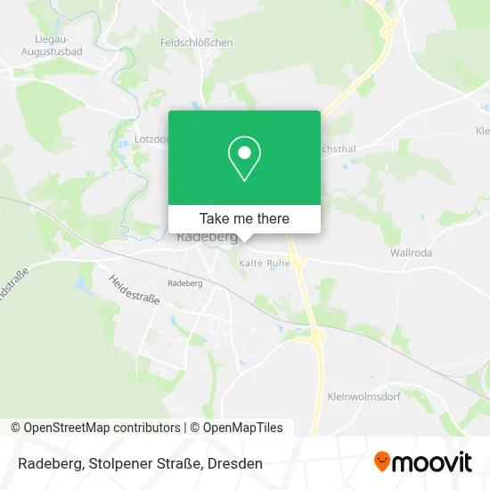 Radeberg, Stolpener Straße map