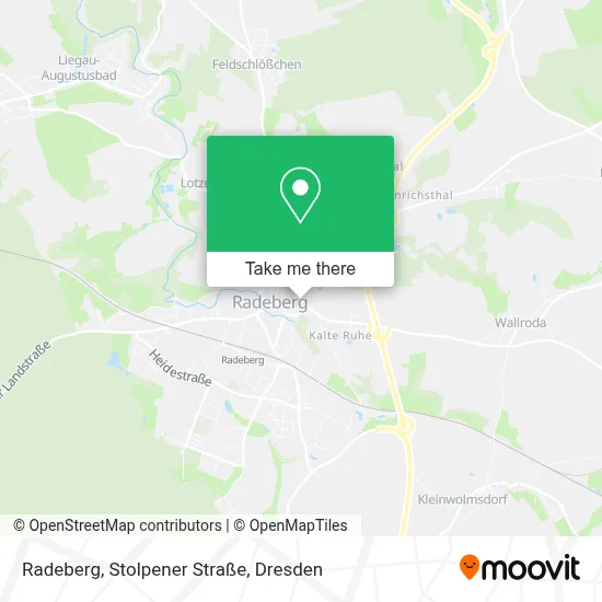 Radeberg, Stolpener Straße map