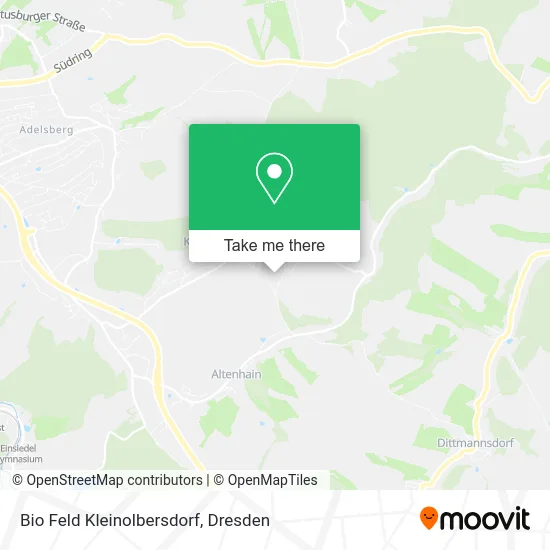 Карта Bio Feld Kleinolbersdorf