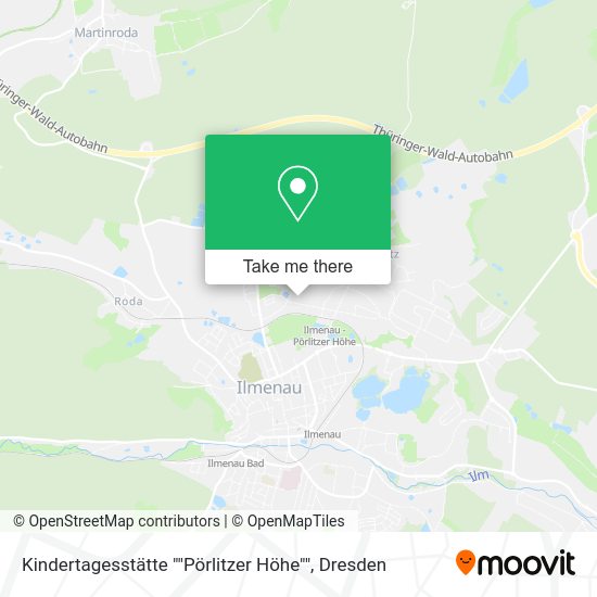 Карта Kindertagesstätte ""Pörlitzer Höhe""